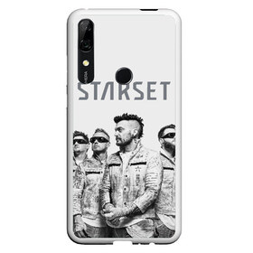 Чехол для Honor P Smart Z с принтом Starset Band в Белгороде, Силикон | Область печати: задняя сторона чехла, без боковых панелей | Тематика изображения на принте: logo | rock | starset | лого | рок | старсет