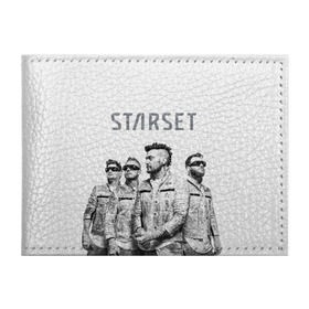 Обложка для студенческого билета с принтом Starset Band в Белгороде, натуральная кожа | Размер: 11*8 см; Печать на всей внешней стороне | logo | rock | starset | лого | рок | старсет