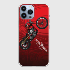 Чехол для iPhone 13 Pro Max с принтом Vintage chopper motorcycle в Белгороде,  |  | Тематика изображения на принте: bike | crash | drift | extreme | jawa | motor cycle | motorbike | motorcycle | race | racing | rally | turbo | автомобил | быстрый | классика | мотоцикл | скремблер | экстрим