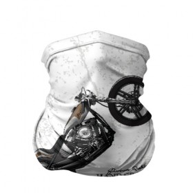 Бандана-труба 3D с принтом Vintage Chopper Motorcycle в Белгороде, 100% полиэстер, ткань с особыми свойствами — Activecool | плотность 150‒180 г/м2; хорошо тянется, но сохраняет форму | 