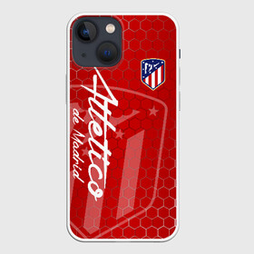 Чехол для iPhone 13 mini с принтом Атлетико Мадрид в Белгороде,  |  | atletico | club atletico de madrid | атлетико | атлетико мадрид | мадридский атлетико | форма | футбол | футболист | футбольный клуб