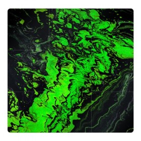 Магнитный плакат 3Х3 с принтом Тёмные зеленые краски в Белгороде, Полимерный материал с магнитным слоем | 9 деталей размером 9*9 см | abstract | acrylic | art | color | liquid | modern | paint | painting | splash | абстракция | акрил | арт | брызги | жидкость | искусство | краска | рисунок | современный
