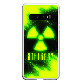 Чехол для Samsung Galaxy S10 с принтом S T A L K E R 2 в Белгороде, Силикон | Область печати: задняя сторона чехла, без боковых панелей | Тематика изображения на принте: bandit | chernobyl | pripyat | s.t.a.l.k.e.r. 2 | shadow of chernobyl | stalker | stalker 2 | бандиты | меченый | припять | сталкер | сталкер 2 | тени чернобыля | чернобыль | чистое небо