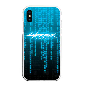 Чехол для iPhone XS Max матовый с принтом CYBERPUNK 2077 в Белгороде, Силикон | Область печати: задняя сторона чехла, без боковых панелей | 2077 | cyberpunk 2020 | cyberpunk 2077 | cyberpunk 2077 samurai | cyberpunk city | кибер панк. | киберпанк | киберпанк 2077