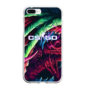 Чехол для iPhone 7Plus/8 Plus матовый с принтом CSGO-HYPER BEAST в Белгороде, Силикон | Область печати: задняя сторона чехла, без боковых панелей | awp | counter strike | cs go | cs go global offensive | hyper beast | skin cs | team cs | команды cs | скины оружия | скоростной зверь | хайпер бист