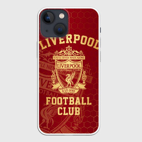 Чехол для iPhone 13 mini с принтом Ливерпуль в Белгороде,  |  | liverpool | liverpool fc | ynwa | you never walk alone | ливерпуль | фан ливерпуля | фанатская | футбол | футболист | футбольный клуб | энфильд
