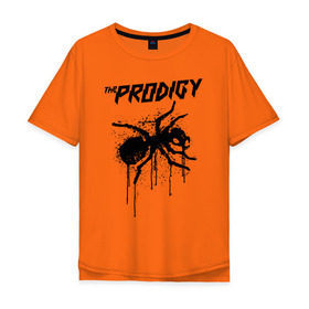 Мужская футболка хлопок Oversize с принтом THE PRODIGY в Белгороде, 100% хлопок | свободный крой, круглый ворот, “спинка” длиннее передней части | prodigy | the prodigy