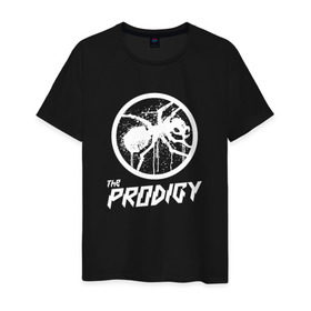 Мужская футболка хлопок с принтом THE PRODIGY в Белгороде, 100% хлопок | прямой крой, круглый вырез горловины, длина до линии бедер, слегка спущенное плечо. | prodigy | the prodigy