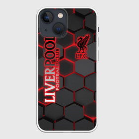 Чехол для iPhone 13 mini с принтом Liverpool F.C. в Белгороде,  |  | anfield | champions league | doelpunt | espn | goals | league | lfc | liverpool fc | madrid | melwood | mo salah | premier | voetbal | ziggo | британский | клуб | ливерпуль | футбольный