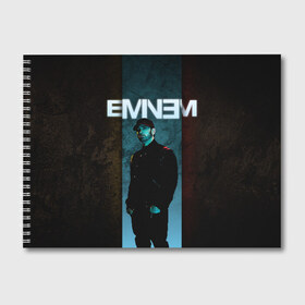 Альбом для рисования с принтом Eminem в Белгороде, 100% бумага
 | матовая бумага, плотность 200 мг. | emenem | eminem | hip hop | hiphop | kamikaze | marshal mathers | marshall | marshall mathers | rap | rap god | revival | slim shadi | slim shady | venom | еминем | олдскул | реп | рэп | хипхоп | эминем
