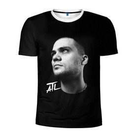 Мужская футболка 3D спортивная с принтом ATL ACIDHOUZE в Белгороде, 100% полиэстер с улучшенными характеристиками | приталенный силуэт, круглая горловина, широкие плечи, сужается к линии бедра | Тематика изображения на принте: 