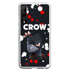 Чехол для Honor P30 с принтом BRAWL STARS CROW в Белгороде, Силикон | Область печати: задняя сторона чехла, без боковых панелей | android | brawl stars | colt | crow | games | leon | penny | poco. | shelly | spike | wanted | брав | бравл старс | звезды | игры | мобильные игры | старс