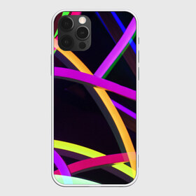 Чехол для iPhone 12 Pro Max с принтом Светящиеся полосы в Белгороде, Силикон |  | abstract | neon | абстрактно | абстрактный | абстракция | линии | неон | неонка | неоновая | неоновые | неоновый | полоски | полосы | разноцветные | светящиеся | цветные
