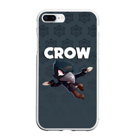 Чехол для iPhone 7Plus/8 Plus матовый с принтом BRAWL STARS CROW в Белгороде, Силикон | Область печати: задняя сторона чехла, без боковых панелей | brawl stars | bull | colt | crow | leon | stars | берли | бо | брок | ворон | джесси | динамайк | дэррил | кольт | леон | мортис | нита | пайпер | пенни | поко | пэм | рикошет | спайк | фрэнк | шелли | эль примо