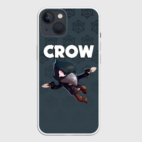 Чехол для iPhone 13 с принтом BRAWL STARS CROW в Белгороде,  |  | brawl stars | bull | colt | crow | leon | stars | берли | бо | брок | ворон | джесси | динамайк | дэррил | кольт | леон | мортис | нита | пайпер | пенни | поко | пэм | рикошет | спайк | фрэнк | шелли | эль примо
