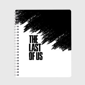 Тетрадь с принтом THE LAST OF US в Белгороде, 100% бумага | 48 листов, плотность листов — 60 г/м2, плотность картонной обложки — 250 г/м2. Листы скреплены сбоку удобной пружинной спиралью. Уголки страниц и обложки скругленные. Цвет линий — светло-серый
 | cicadas | fireflies | the last of us | the last of us part 2 | джоэл | последние из нас | цикады | элли