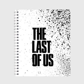 Тетрадь с принтом THE LAST OF US в Белгороде, 100% бумага | 48 листов, плотность листов — 60 г/м2, плотность картонной обложки — 250 г/м2. Листы скреплены сбоку удобной пружинной спиралью. Уголки страниц и обложки скругленные. Цвет линий — светло-серый
 | cicadas | fireflies | the last of us | the last of us part 2 | джоэл | последние из нас | цикады | элли