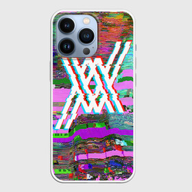 Чехол для iPhone 13 Pro с принтом two XX glitch background в Белгороде,  |  | Тематика изображения на принте: 02 | anime | darling in the franxx | hiro | manga | zero two | аниме | ахегао | любимый во франксе | манга | милый во франксе | ноль два | хиро