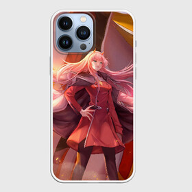 Чехол для iPhone 13 Pro Max с принтом Darling In The Franxx art в Белгороде,  |  | 02 | anime | darling in the franxx | hiro | manga | zero two | аниме | ахегао | любимый во франксе | манга | милый во франксе | ноль два | хиро