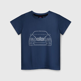 Детская футболка хлопок с принтом BMW в Белгороде, 100% хлопок | круглый вырез горловины, полуприлегающий силуэт, длина до линии бедер | auto | bmw | mercedes | авто | автомобиль | бимер | бмв | бумер | бэмер | дрифт | машина | машины | мерс | мерседес | тачка | тачки