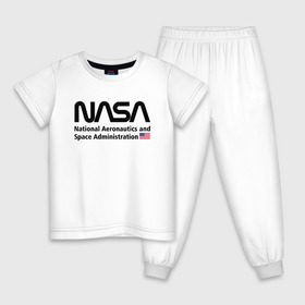 Детская пижама хлопок с принтом NASA в Белгороде, 100% хлопок |  брюки и футболка прямого кроя, без карманов, на брюках мягкая резинка на поясе и по низу штанин
 | alien | area 51 | nasa | space x | ufo | америка | американский | астронавт | звезды | земля | зона 51 | инопланетянин | космонавт | космос | луна | марс | наса | нло | планета | пришельцы | ракета | роскосмос | созвездие