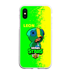 Чехол для iPhone XS Max матовый с принтом Brawl Stars LEON в Белгороде, Силикон | Область печати: задняя сторона чехла, без боковых панелей | brawl | brawl stars | crow | leon | stars | бравл | бравл старс | браво старс | игра | компьютерная | кров | леон | онлайн | старс