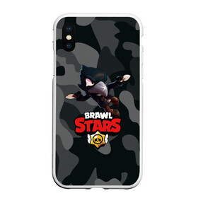 Чехол для iPhone XS Max матовый с принтом Brawl Stars CROW в Белгороде, Силикон | Область печати: задняя сторона чехла, без боковых панелей | brawl | brawl stars | crow | leon | stars | бравл | бравл старс | браво старс | игра | компьютерная | кров | леон | онлайн | старс