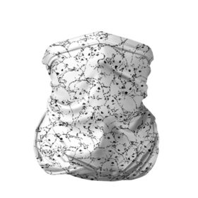 Бандана-труба 3D с принтом Белые мыши в Белгороде, 100% полиэстер, ткань с особыми свойствами — Activecool | плотность 150‒180 г/м2; хорошо тянется, но сохраняет форму | белый | грызуны | крыса | мышка | мышь | петтерн | стая | толпа