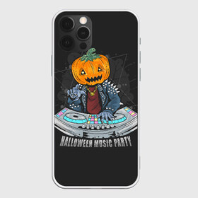 Чехол для iPhone 12 Pro Max с принтом Halloween party в Белгороде, Силикон |  | Тематика изображения на принте: diy | ghost | halloween | horror | makeup | scary | skull clown | trick or treat | вампир | ведьма | кошка | луна | магия | ночь | тыква | хэллоуин