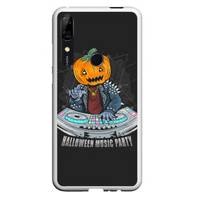 Чехол для Honor P Smart Z с принтом Halloween party в Белгороде, Силикон | Область печати: задняя сторона чехла, без боковых панелей | Тематика изображения на принте: diy | ghost | halloween | horror | makeup | scary | skull clown | trick or treat | вампир | ведьма | кошка | луна | магия | ночь | тыква | хэллоуин