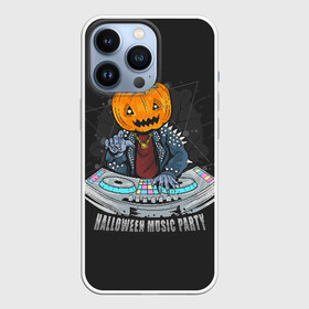 Чехол для iPhone 13 Pro с принтом Halloween party в Белгороде,  |  | Тематика изображения на принте: diy | ghost | halloween | horror | makeup | scary | skull clown | trick or treat | вампир | ведьма | кошка | луна | магия | ночь | тыква | хэллоуин