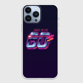 Чехол для iPhone 13 Pro Max с принтом Made in the 80s в Белгороде,  |  | 80 | cyber | game | hotline | hotlinemiami | maiami | music | outrun | retro | retrowave | synth | synthwave | игра | кибер | ретро