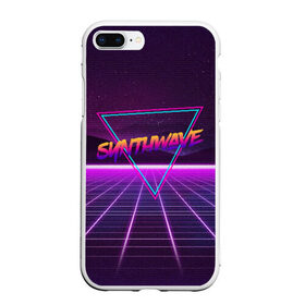 Чехол для iPhone 7Plus/8 Plus матовый с принтом SYNTHWAVE RETROWAVE в Белгороде, Силикон | Область печати: задняя сторона чехла, без боковых панелей | hotline miami | neon | outrun | outrun electro | retrowave | synth | synthwave | неон | хотлайн майами