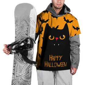Накидка на куртку 3D с принтом Happy halloween в Белгороде, 100% полиэстер |  | Тематика изображения на принте: halloween | horror | вампир | кот | кот вампир | котик | кошка | летучие мыши | мыши | пятница 13 | страшилки | страшно | ужасы | хоррор | хэллоуин