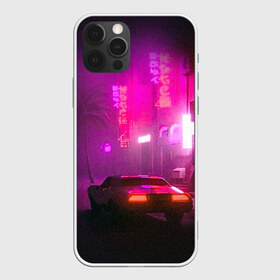 Чехол для iPhone 12 Pro Max с принтом НЕОНОВЫЙ ГОРОД в Белгороде, Силикон |  | hotline miami | neon | new retro wave | outrun | outrun electro | retro | retrowave | synth | synthwave | неон | ретро | хотлайн майами