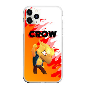 Чехол для iPhone 11 Pro матовый с принтом BRAWL STARS CROW PHOENIX в Белгороде, Силикон |  | android | brawl stars | colt | crow | games | leon | penny | poco. | shelly | spike | wanted | брав | бравл старс | звезды | игры | мобильные игры | старс