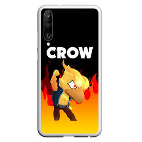 Чехол для Honor P30 с принтом BRAWL STARS CROW PHOENIX в Белгороде, Силикон | Область печати: задняя сторона чехла, без боковых панелей | android | brawl stars | colt | crow | games | leon | penny | poco. | shelly | spike | wanted | брав | бравл старс | звезды | игры | мобильные игры | старс