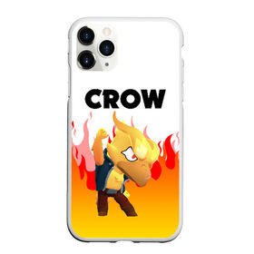 Чехол для iPhone 11 Pro матовый с принтом BRAWL STARS CROW PHOENIX в Белгороде, Силикон |  | android | brawl stars | colt | crow | games | leon | penny | poco. | shelly | spike | wanted | брав | бравл старс | звезды | игры | мобильные игры | старс