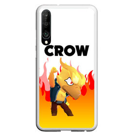 Чехол для Honor P30 с принтом BRAWL STARS CROW PHOENIX в Белгороде, Силикон | Область печати: задняя сторона чехла, без боковых панелей | android | brawl stars | colt | crow | games | leon | penny | poco. | shelly | spike | wanted | брав | бравл старс | звезды | игры | мобильные игры | старс