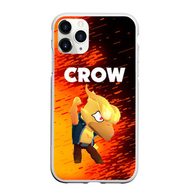 Чехол для iPhone 11 Pro матовый с принтом BRAWL STARS CROW PHOENIX в Белгороде, Силикон |  | android | brawl stars | colt | crow | games | leon | penny | poco. | shelly | spike | wanted | брав | бравл старс | звезды | игры | мобильные игры | старс