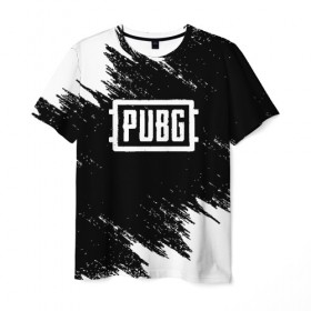 Мужская футболка 3D с принтом PUBG в Белгороде, 100% полиэфир | прямой крой, круглый вырез горловины, длина до линии бедер | battle royal | playerunknowns battlegrounds | pubg | пабг | пубг