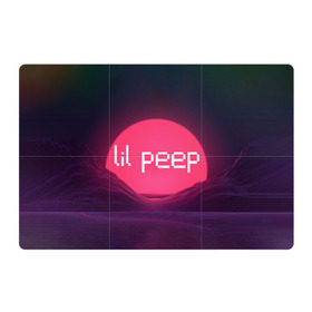 Магнитный плакат 3Х2 с принтом lil peep(Logo) в Белгороде, Полимерный материал с магнитным слоем | 6 деталей размером 9*9 см | cry baby | lil peep | logo | rap | заход солнца | знаменитости. эмо | известный исполнитель | неон | пип | редактируемое лого | реп | розоватый оттенок | рок | рэп | яркий фон