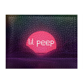 Обложка для студенческого билета с принтом lil peep(Logo) в Белгороде, натуральная кожа | Размер: 11*8 см; Печать на всей внешней стороне | cry baby | lil peep | logo | rap | заход солнца | знаменитости. эмо | известный исполнитель | неон | пип | редактируемое лого | реп | розоватый оттенок | рок | рэп | яркий фон