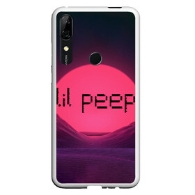 Чехол для Honor P Smart Z с принтом lil peep(Black Logo) в Белгороде, Силикон | Область печати: задняя сторона чехла, без боковых панелей | Тематика изображения на принте: cry baby | lil peep | logo | rap | заход солнца | знаменитости. эмо | известный исполнитель | неон | пип | редактируемое лого | реп | розоватый оттенок | рок | рэп | яркий фон