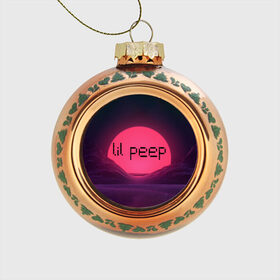 Стеклянный ёлочный шар с принтом lil peep(Black Logo) в Белгороде, Стекло | Диаметр: 80 мм | cry baby | lil peep | logo | rap | заход солнца | знаменитости. эмо | известный исполнитель | неон | пип | редактируемое лого | реп | розоватый оттенок | рок | рэп | яркий фон