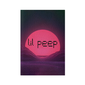 Обложка для паспорта матовая кожа с принтом lil peep(Black Logo) в Белгороде, натуральная матовая кожа | размер 19,3 х 13,7 см; прозрачные пластиковые крепления | cry baby | lil peep | logo | rap | заход солнца | знаменитости. эмо | известный исполнитель | неон | пип | редактируемое лого | реп | розоватый оттенок | рок | рэп | яркий фон