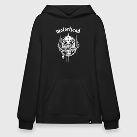 Худи SuperOversize хлопок с принтом Motrhead в Белгороде, 70% хлопок, 30% полиэстер, мягкий начес внутри | карман-кенгуру, эластичная резинка на манжетах и по нижней кромке, двухслойный капюшон
 | larry wallis | lucas fox | motorhead | motrhead | группа | кэмпбелл | лемми | метал | микки ди | мотор хед | моторхед | рок | тейлор | фил | хард | хардрок | хеви | хевиметал