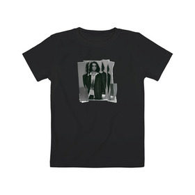 Детская футболка хлопок с принтом Lizer (Не ангел) в Белгороде, 100% хлопок | круглый вырез горловины, полуприлегающий силуэт, длина до линии бедер | lizer | лизер | не ангел | реп | рэп