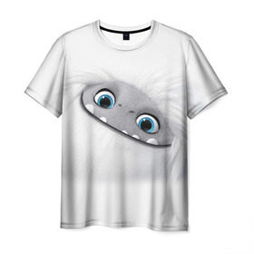 Мужская футболка 3D с принтом ABOMINABLE (Эверест) в Белгороде, 100% полиэфир | прямой крой, круглый вырез горловины, длина до линии бедер | abominable | детям | для детей | ети | йети | лу | мультфильм | отвратительный | чудовище | эверест