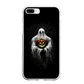 Чехол для iPhone 7Plus/8 Plus матовый с принтом Halloween в Белгороде, Силикон | Область печати: задняя сторона чехла, без боковых панелей | 19 | 2019 | cat | ghost | halloween | ведьма | динозавр | кости | кошка | ночь | паук | приведение | призрак | скелет | тыква | тьма | ужас | хелловин | хеллоувин | хэллоуин | череп